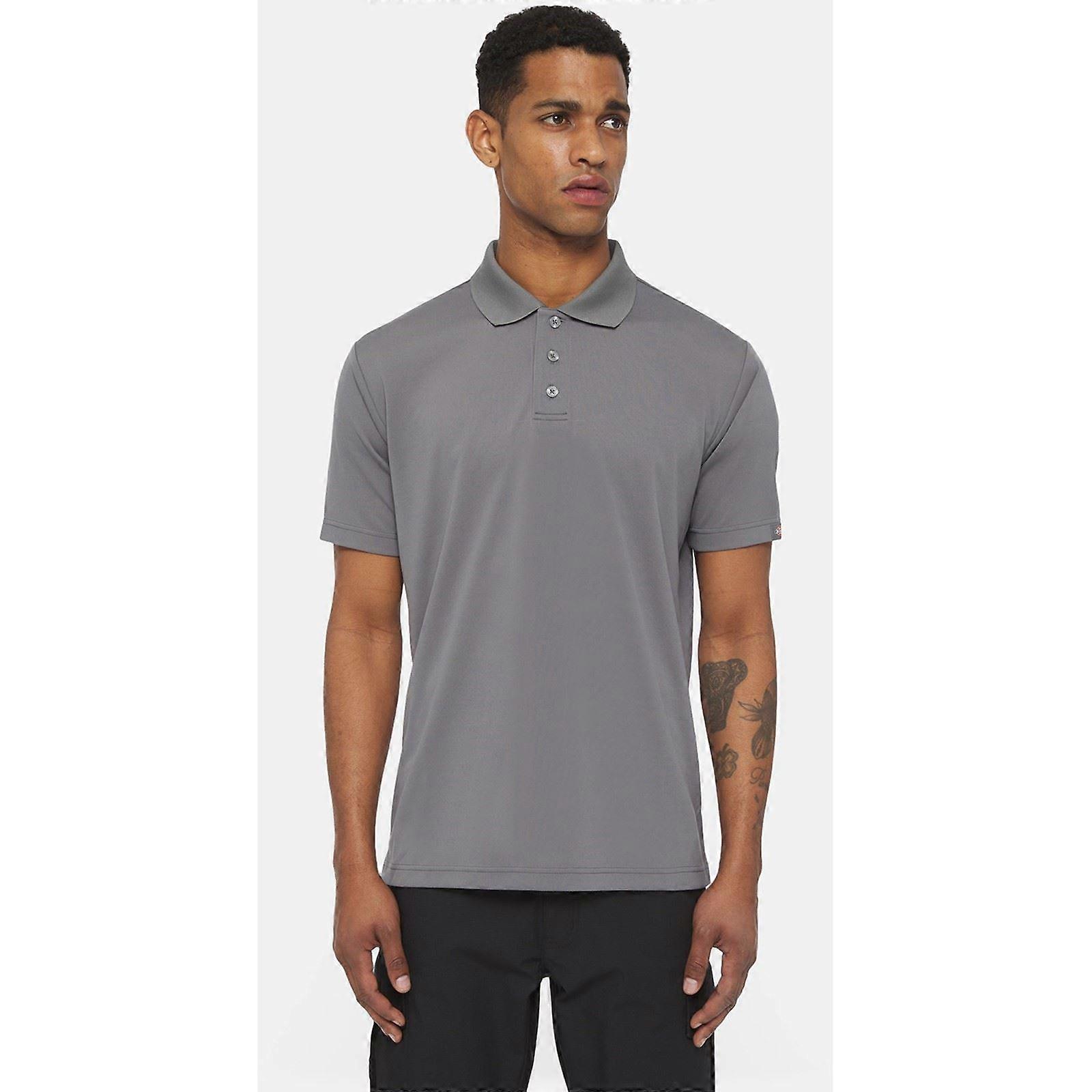 Dickies Everyday Polyester Men's Grey Polo Shirt