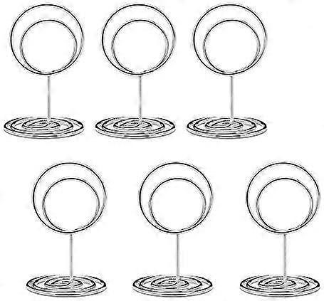 Mini Place Card Holders, Cute Table Number Holders, Classy Table Card Holder Table Picture Stands, Elegant Wire Photo Holder Menu Memo Clips, Idea for