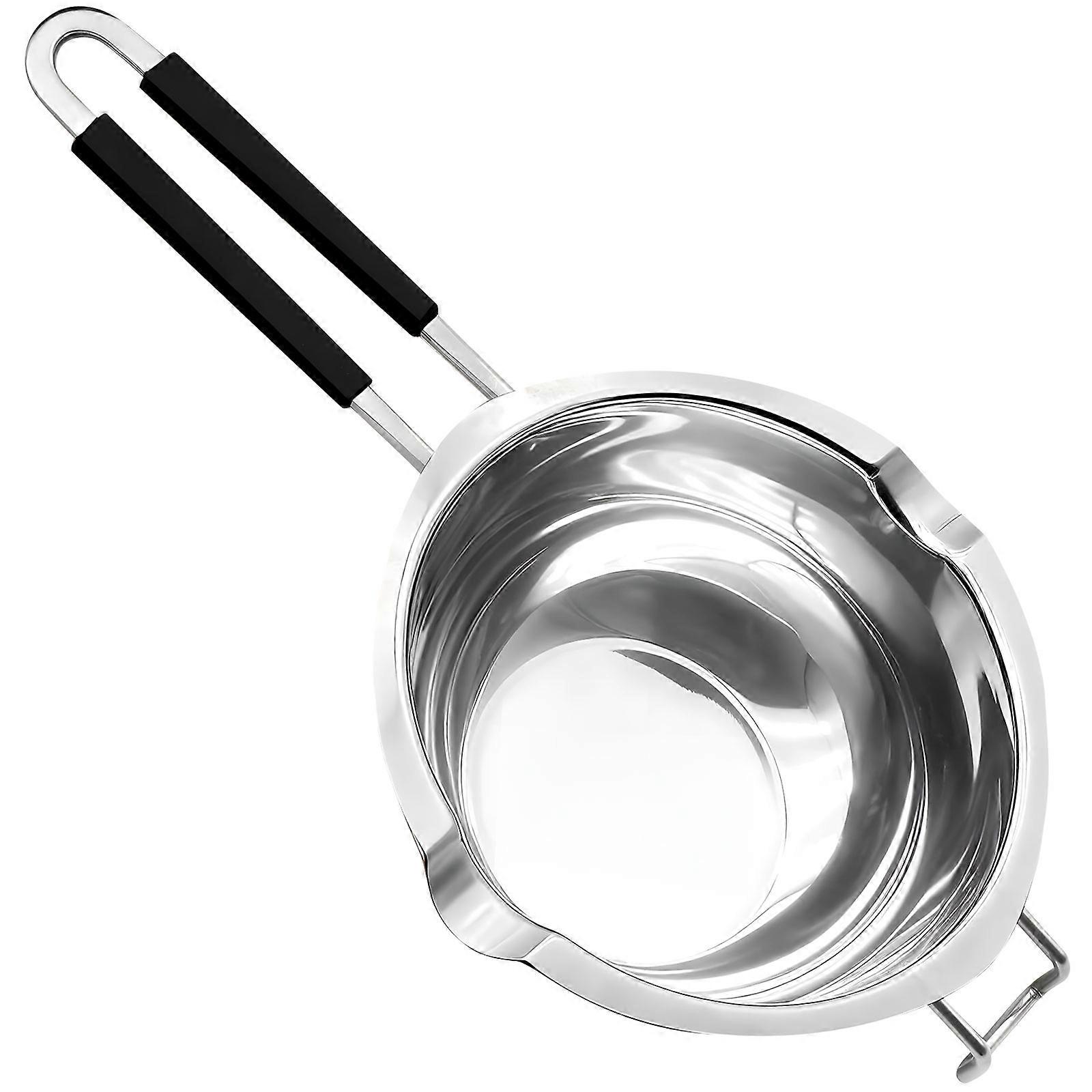 Double Walled Chocolate Melting System 1200ml Capacity Includes 2 Molds For Candy Crafts And Cooking Projects Multicolor