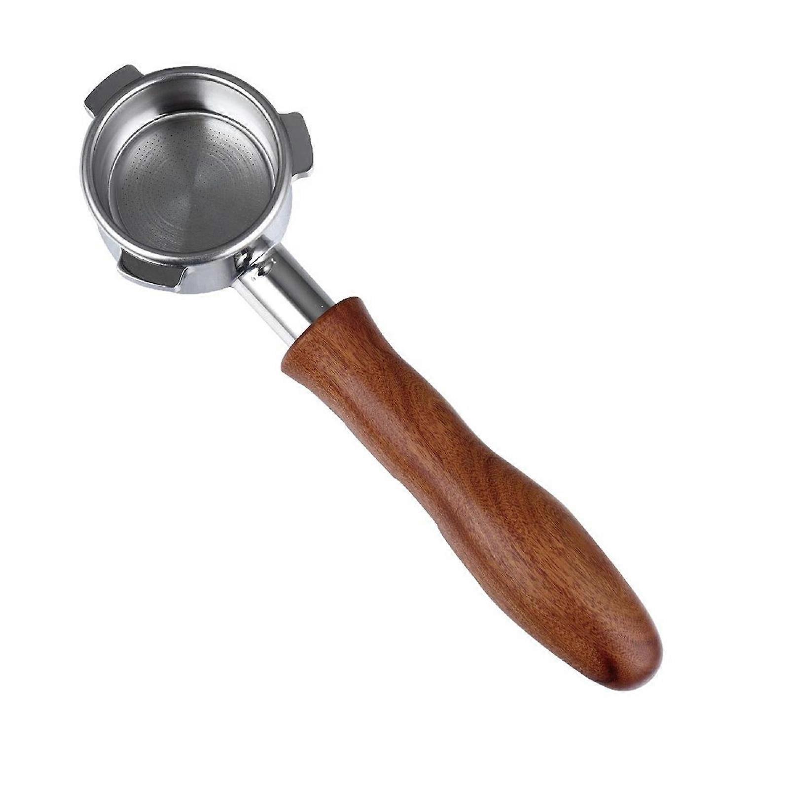 Professional Metal Coffee Machine Handle Rustproof Construction Stainless Steels Basket Portafilter Replacement Part Multicolor