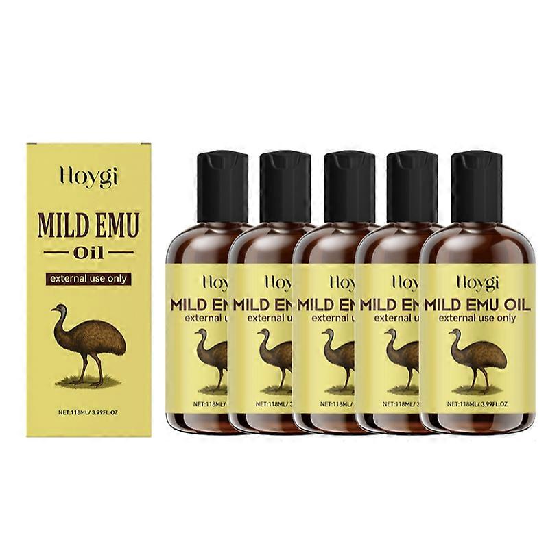 1-5x Olejek Emu – Odżywczy i nawilżający olejek eteryczny do pielęgnacji twarzy, suchych włosów i ciała