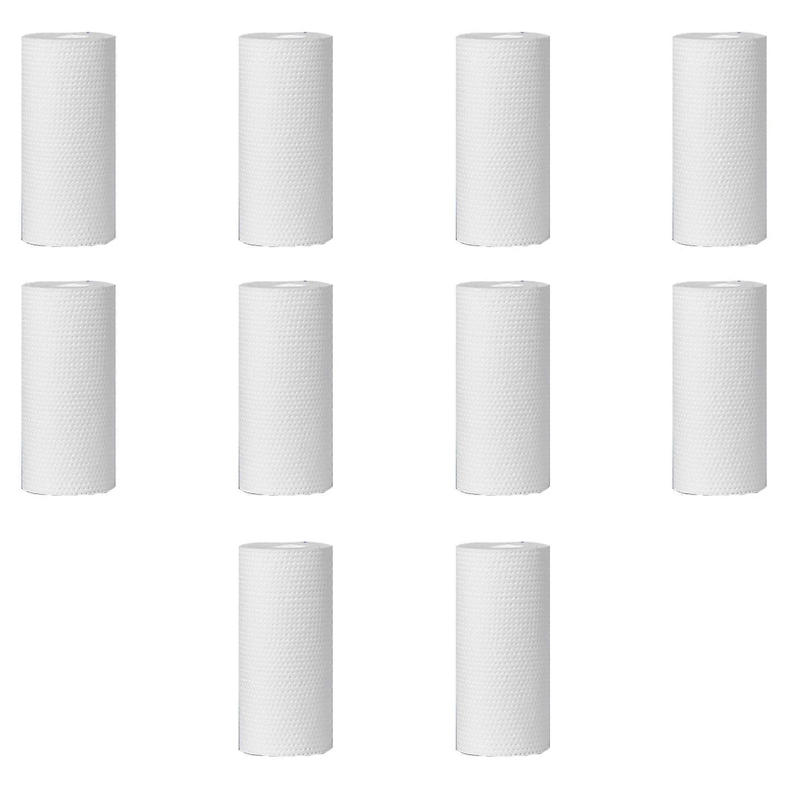 Pack of 10 Water Purifiers Replacement Filters 5Inch PP Cotton Texture Water Filter Cartridges for Healthy Hydrations Multicolor