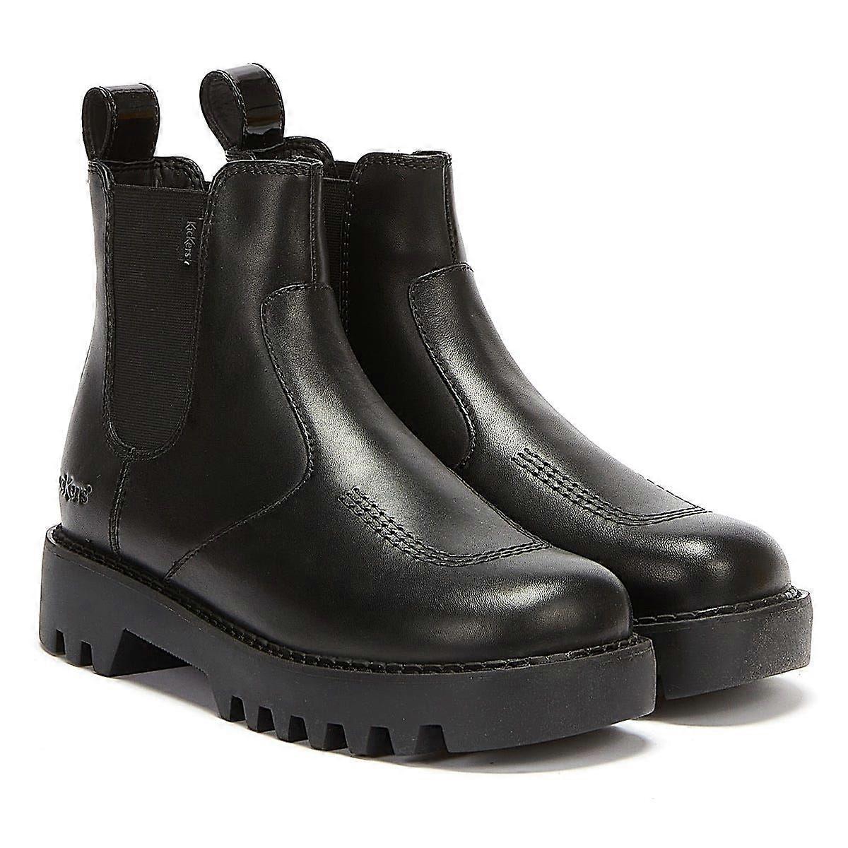 Kickers Kizziie Chlez Womens Black Boots