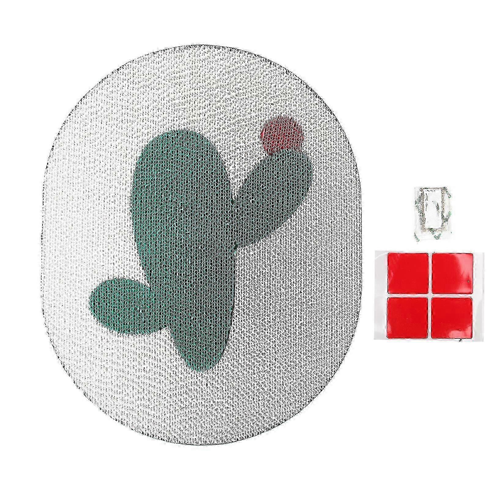 Cat Scratching Board Multipurpose Cartoon Cactus Pattern Corrugated Paper Scratch Pad for Indoor w