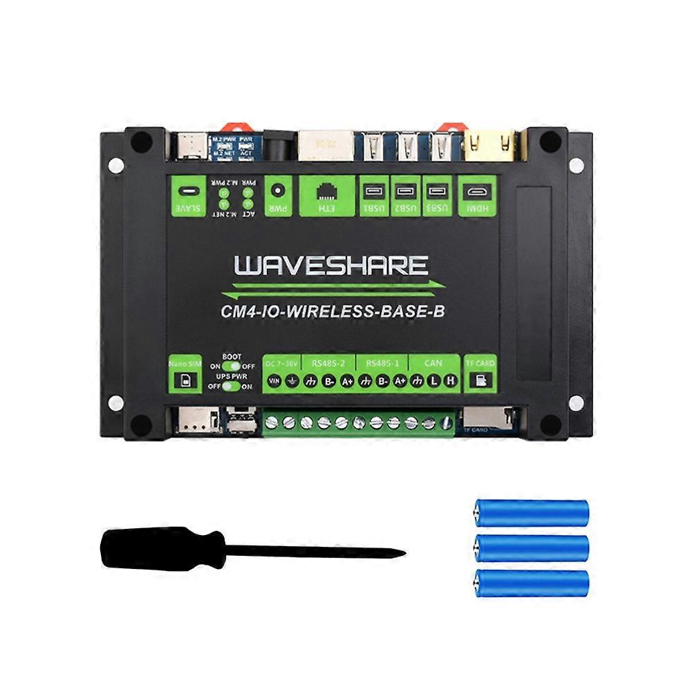 Waveshare CM4 Industrial IoT Wireless Expansion Module 5G/4G with UPS Module CM4-IO-WIRELESS-BASE for Raspberry Pi CM4
