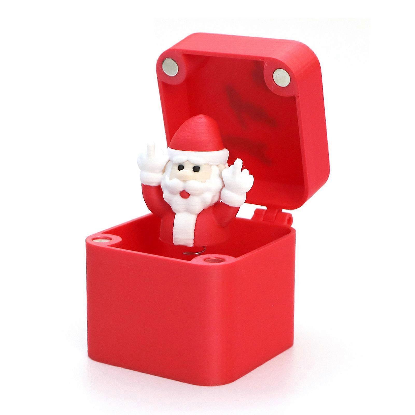 3D Printed Middle Finger in a Box Surprise Laughter Awaits Gag Present for Men