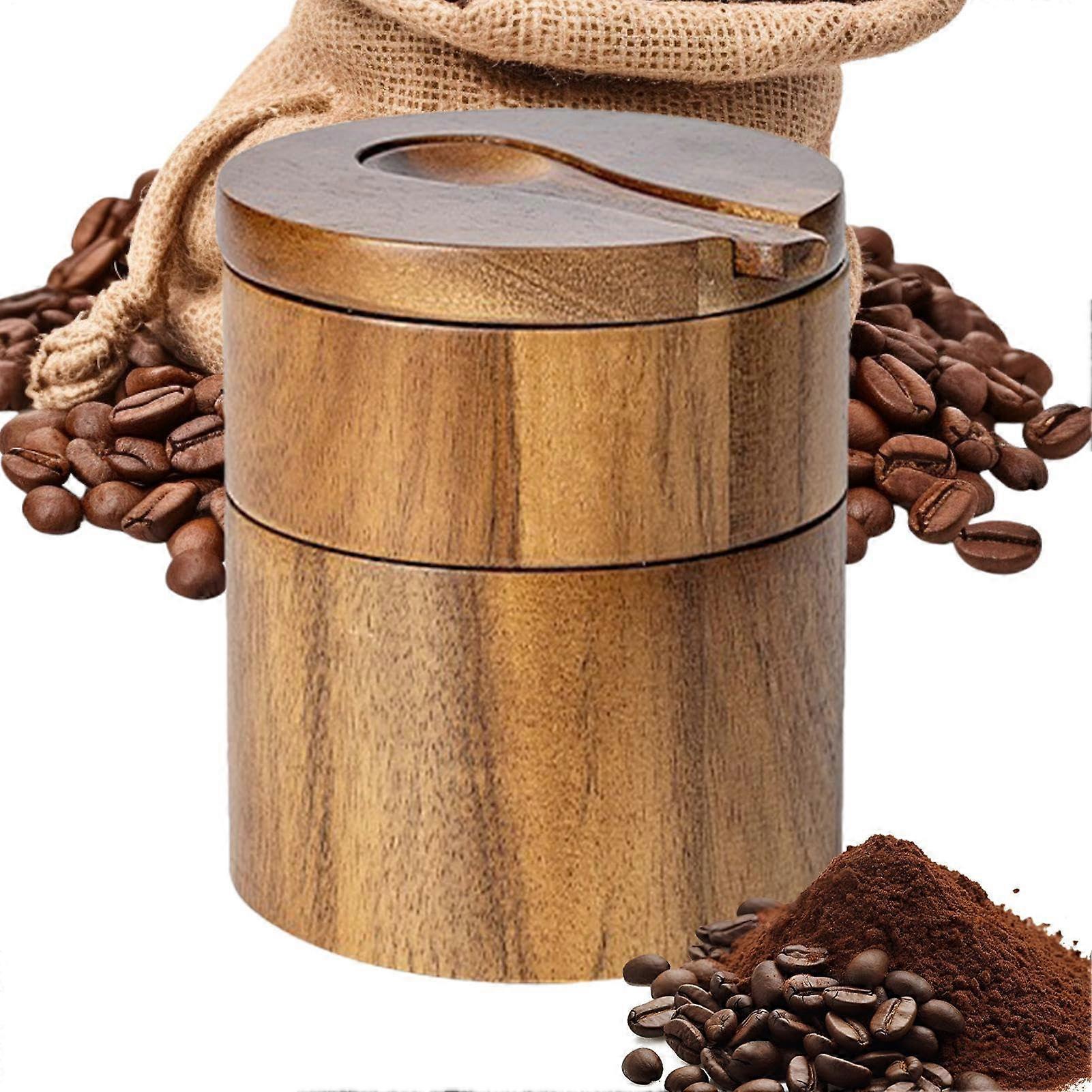 Salt Box Wooden Salt Cellar With Lid For Freshness And Easy Access On Kitchen Counter Storage And Dining Table Use