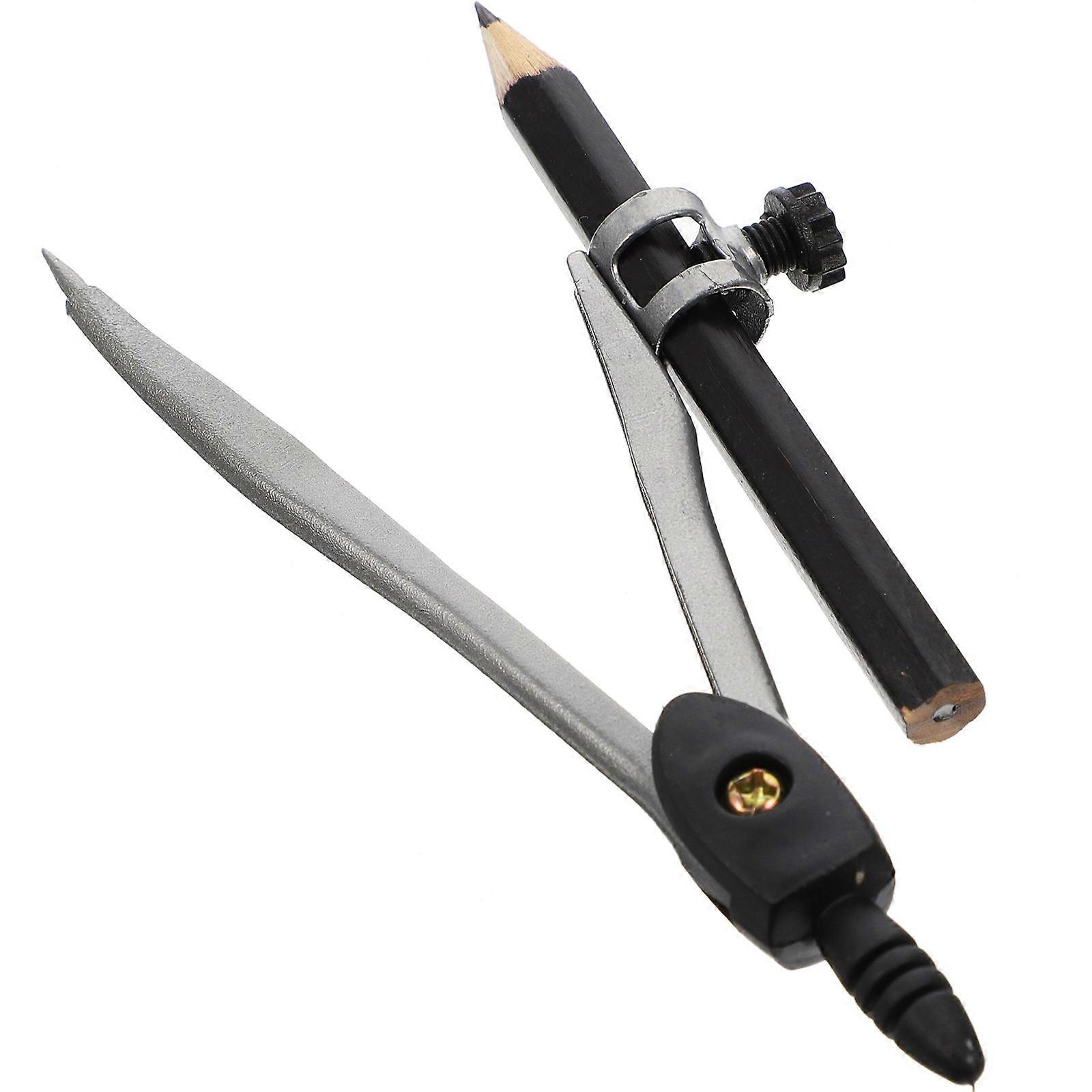 Professional Compass for Geometry Precision Compass with Pencil Holder for Math Drafting