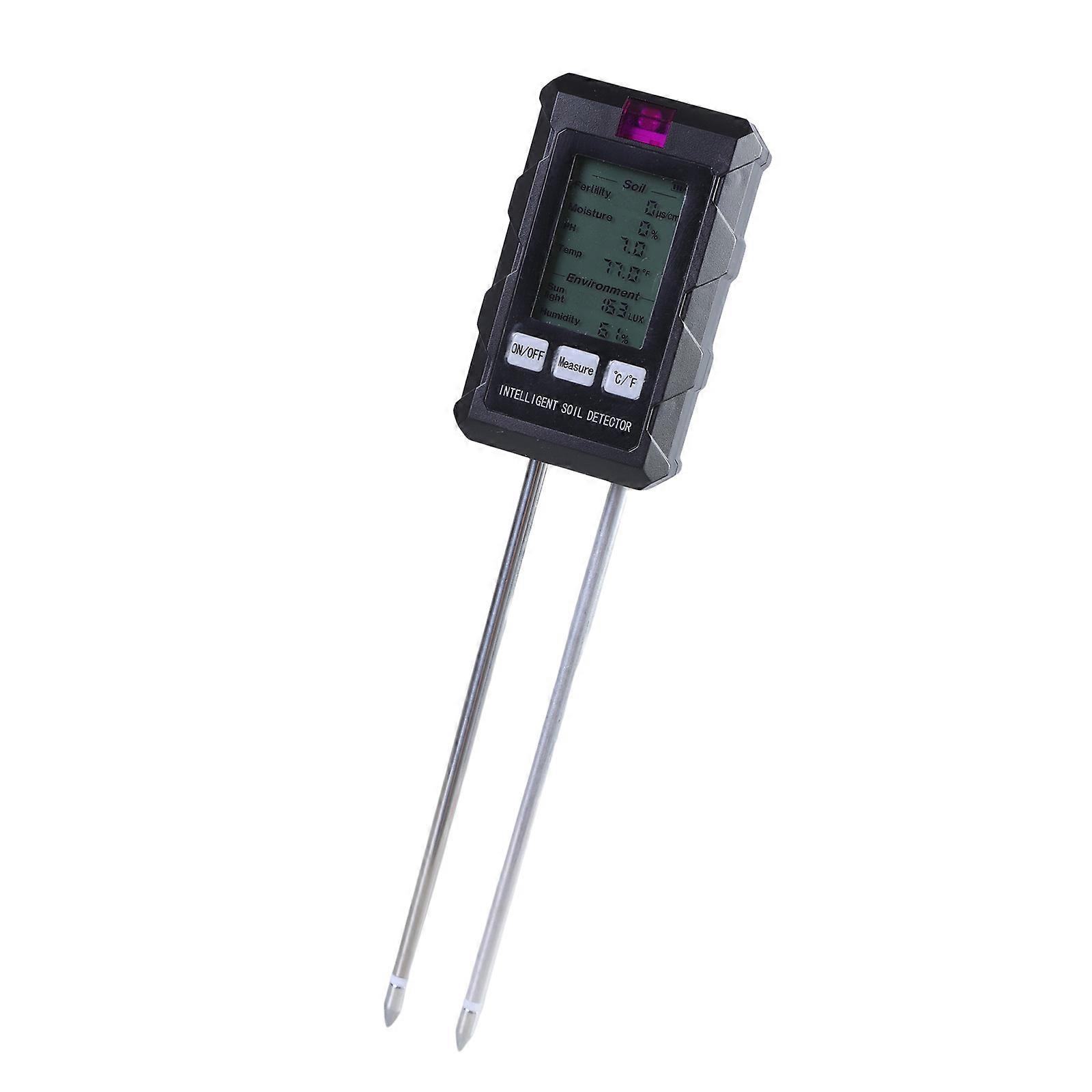 Multifunctional Soil Meter Soil Test Device for Accurate Measurement of Moisture Fertility Temperature &  Levels Multicolor