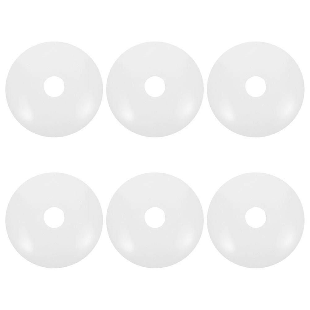 White Metal Round Ceiling Light Canopy for Home with 12Pcs Fixture Mounting Plates