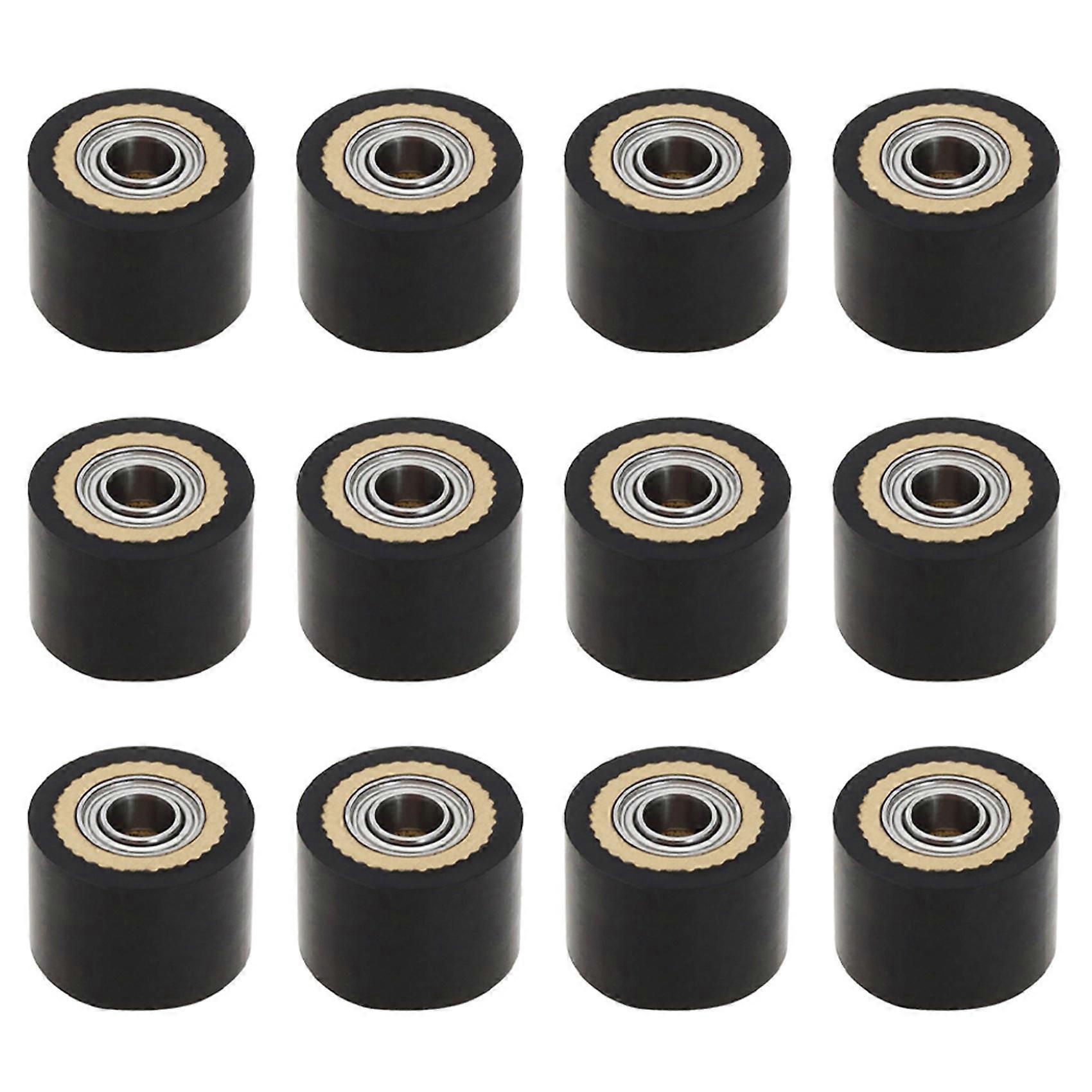 12pcs Pinch Roller 4x10x14mm Plotter Cutter Roller Paper Feed Roller for Mimaki CG Series Cutting Plotter CG-61 CG130FX