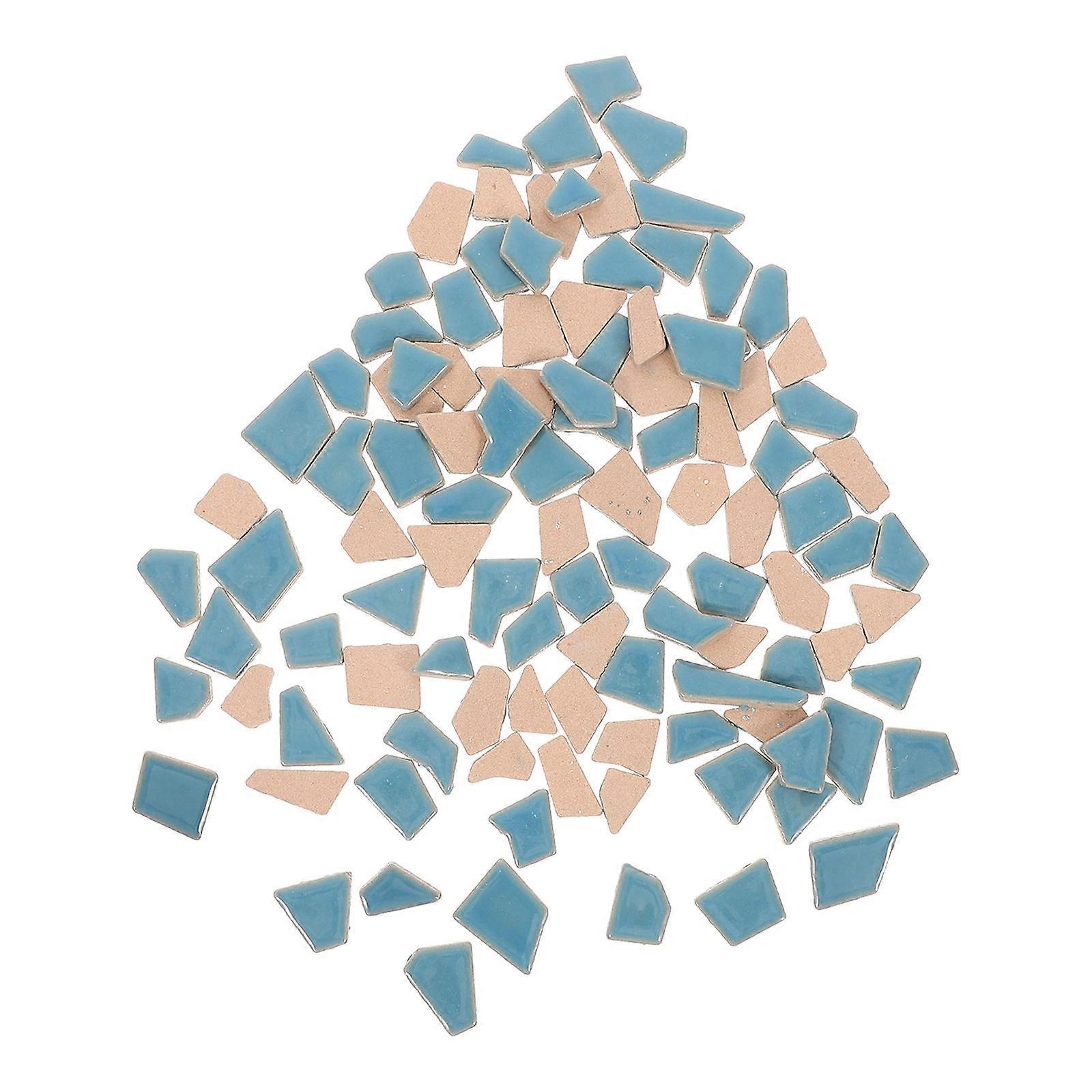 Ceramic Mosaic Pieces for DIY Crafts with Irregular Shape 1 Bag