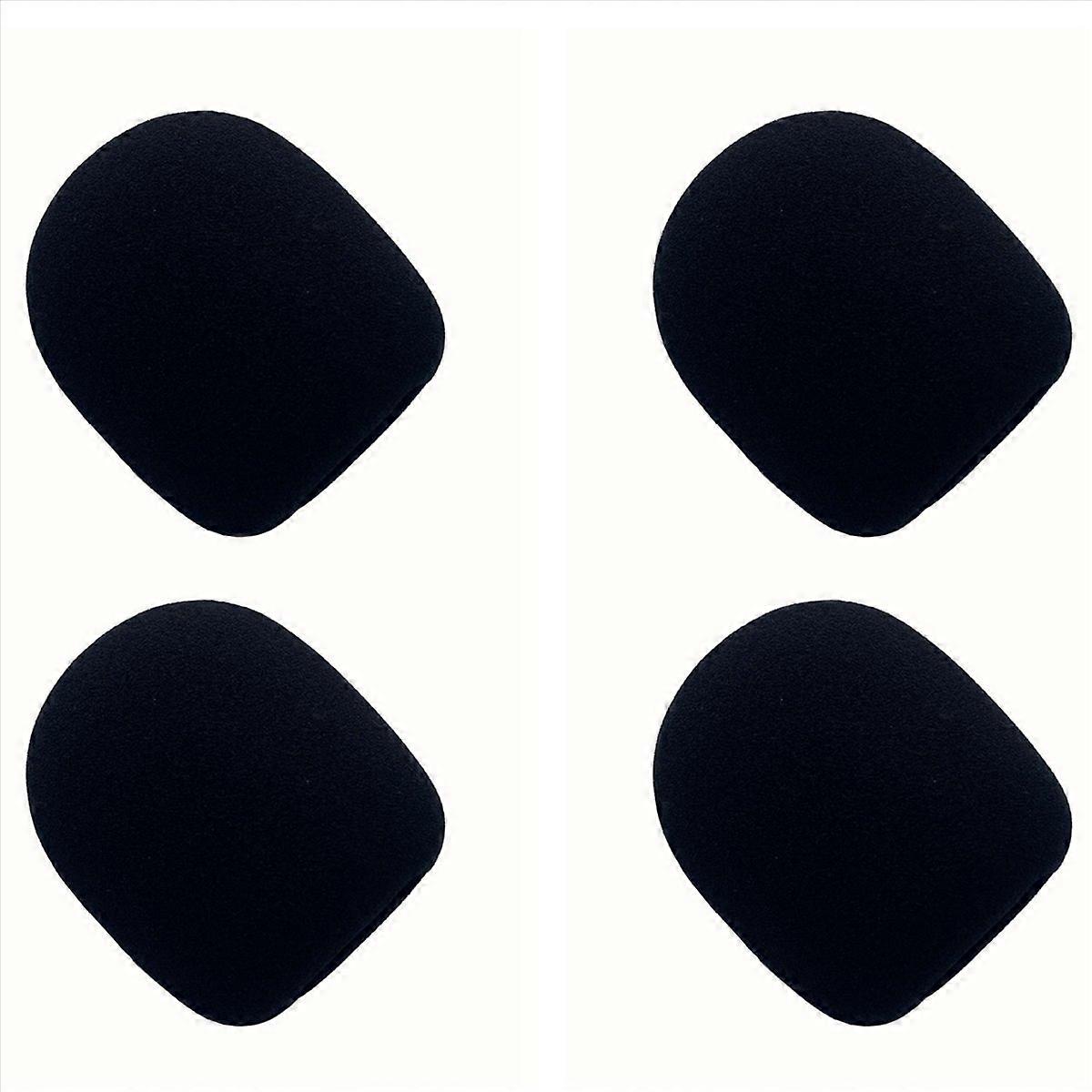 4Pcs Microphone Sponge Covers Mic Windscreens Foam Windshield for Wireless GO II