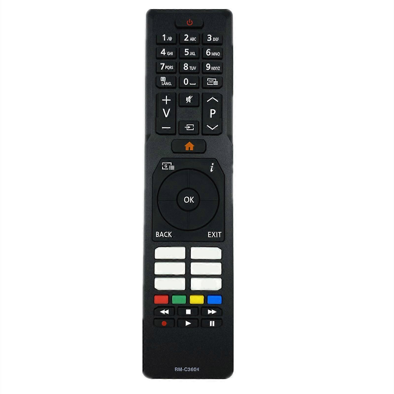 Tv Remote Control Multi Model Replacement Device Strong Plastic Ergonomic for TV RCA45185 RCA45186 RM-C3265 C3266 C3604 Multicolor