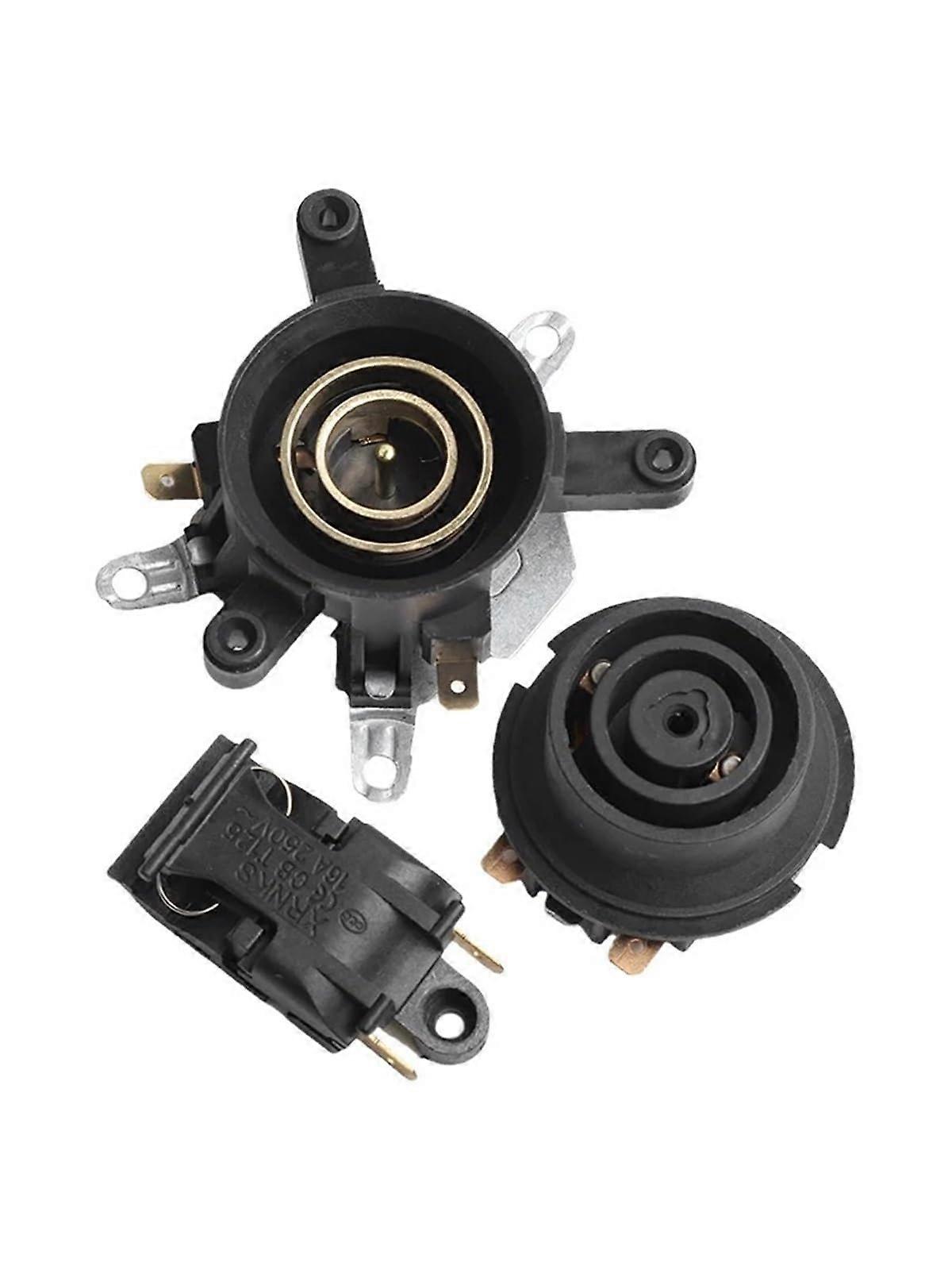 Electric Kettle Base Thermostat Temperature Switch Connector Set of 3 for Household Use