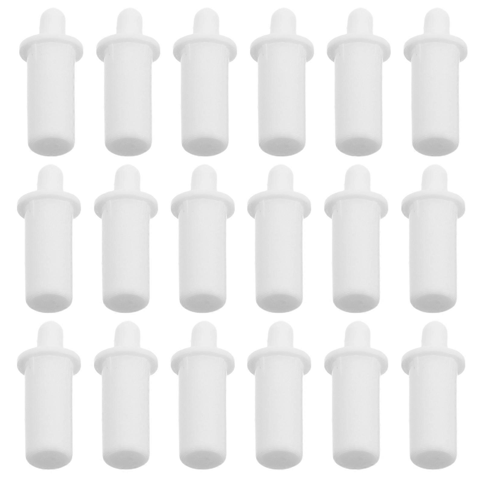 White Spring Loaded Fasteners Shutter Repair Pins Replacement Pack 50Pcs