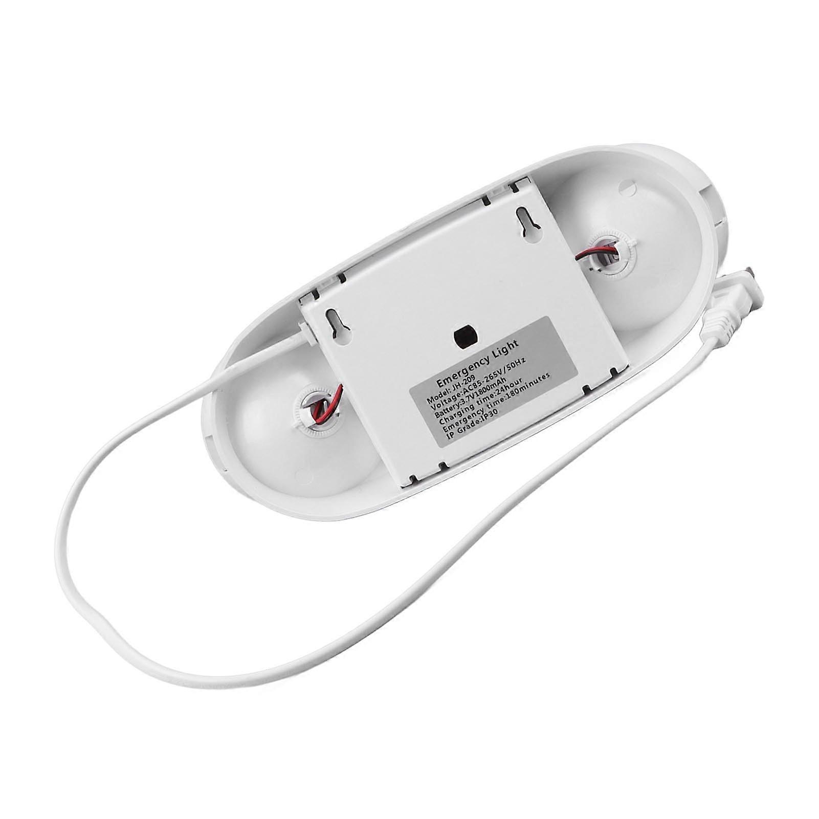 LED Emergency Light with Dual Lamps, Rechargeable Battery, Wall or Ceiling Mount, Energy Saving