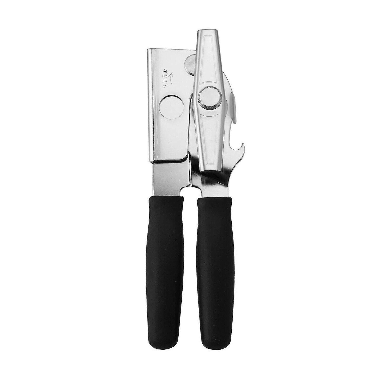 Ergonomic Portable Can Opener with Smooth Cutting Mechanism for Travel and Camping