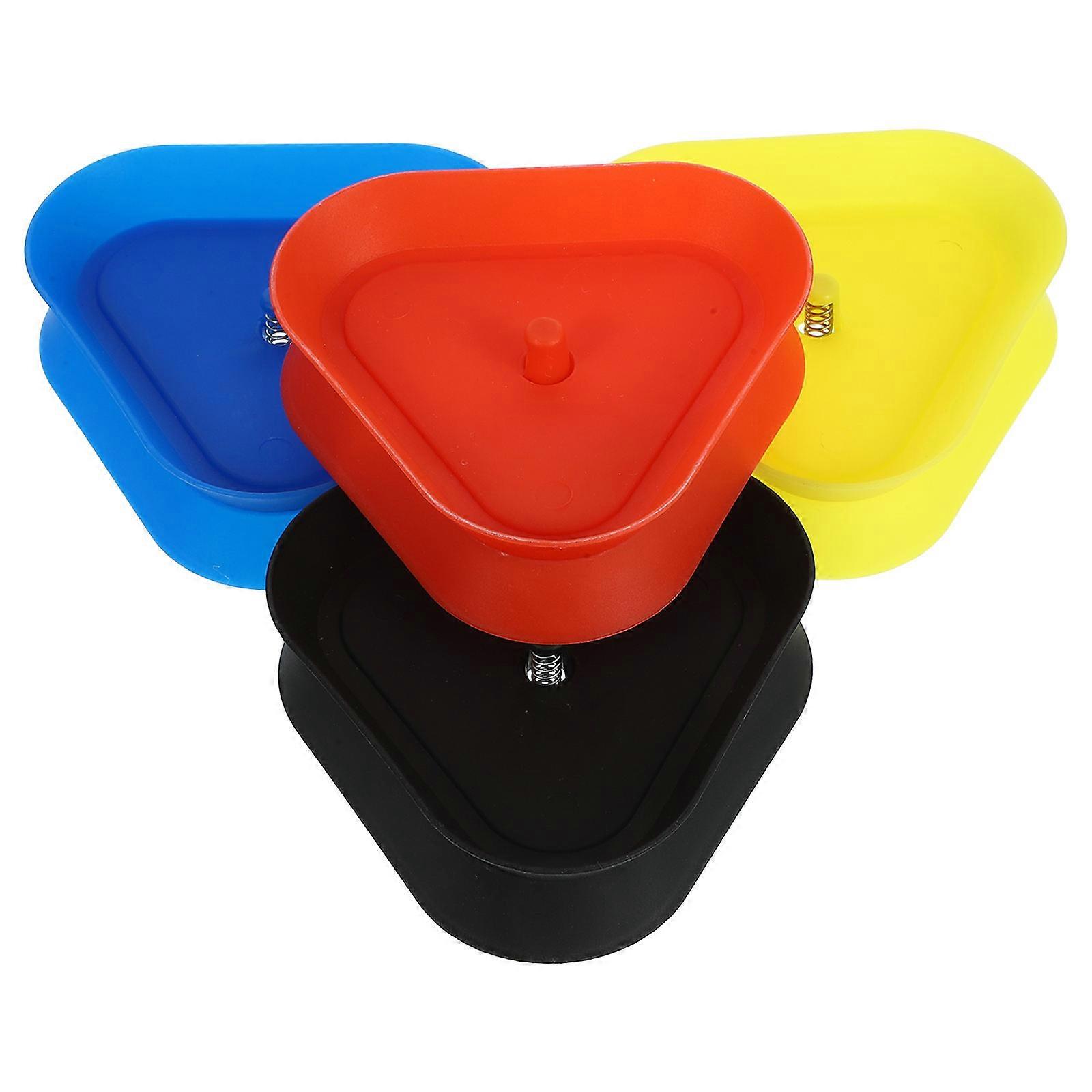 Triangle Playing Card Holder for Hands-Free Use 4Pcs ABS Set