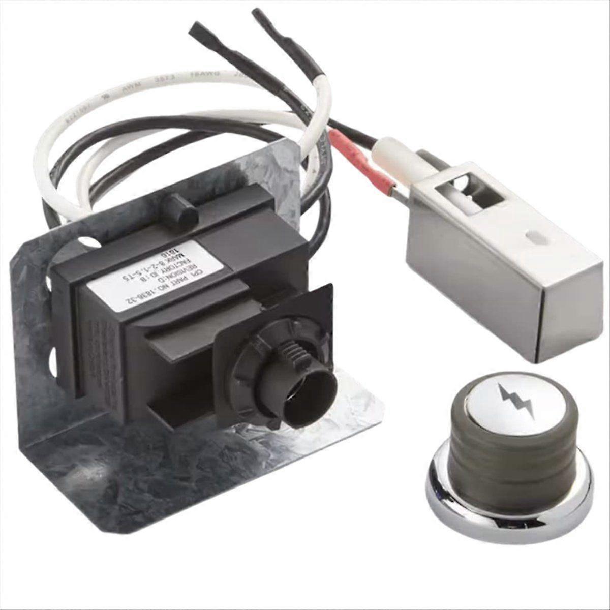 Gas Grill Ignition Kit Includes Button Electronic Igniter Ceramic Electrode for E-310 E-320