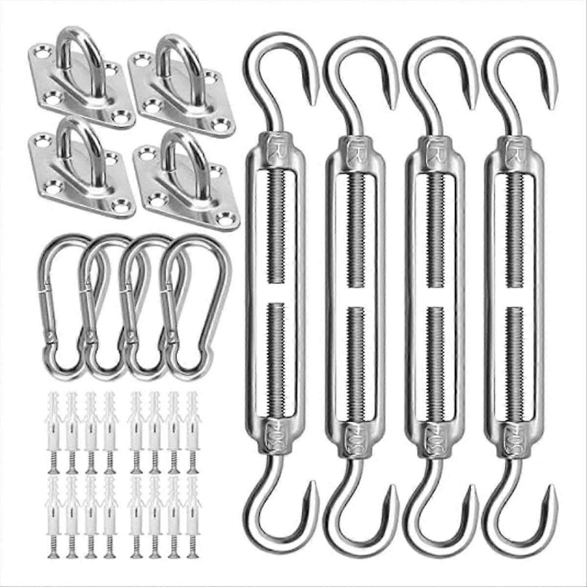 Sun Shade Sail Hardware for Rectangle Shade Sail Install Accessories