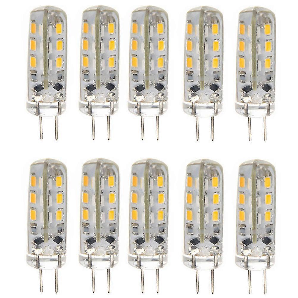 G4 LED Bulb Energy-Saving 1.5W Warm White Light 10 Pieces Set