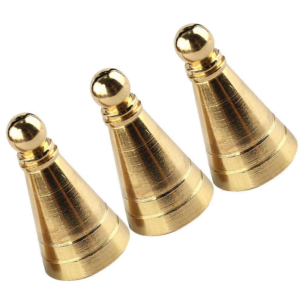 Brass DIY Incense Cone Mold Tower Shape for Home Use 3Pcs Set
