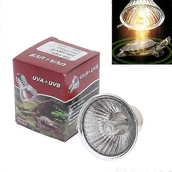 25/50/75W UVA+UVB 3.0 Reptile Lamp Bulb Turtle Solar UV Light nullundefined 50W-220V