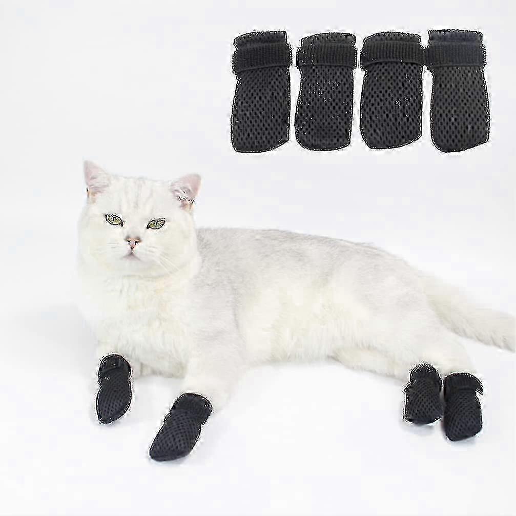 Soft Claw Covers for Cat Scratch Prevention, 4 Pcs Breathable Mesh