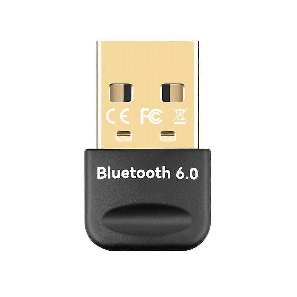 USB Bluetooth6.0 Adapter Bluetooth6.0 Receiver Transmitter USB Dongle for Bluetooth Keyboard Mouse Headphone Speaker