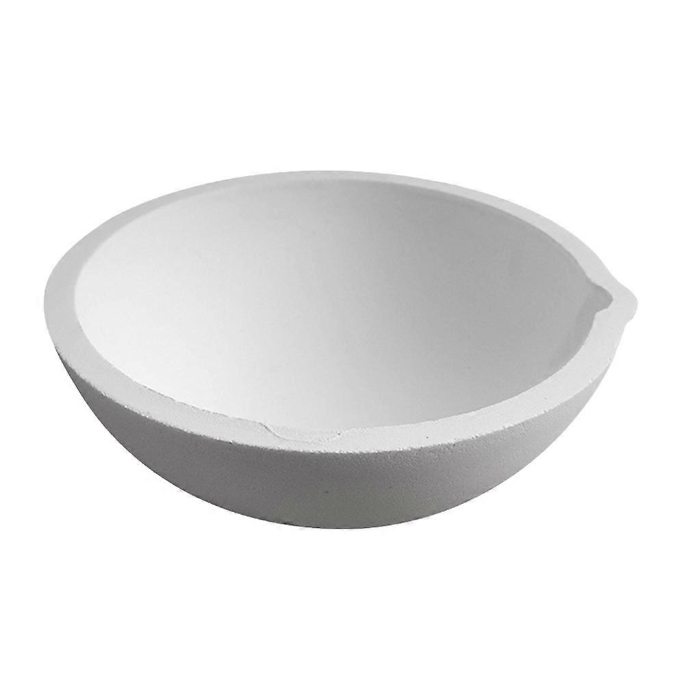 Ceramic Evaporating Bowl for Laboratory Experiments 1Pcs Round Dish with Spout