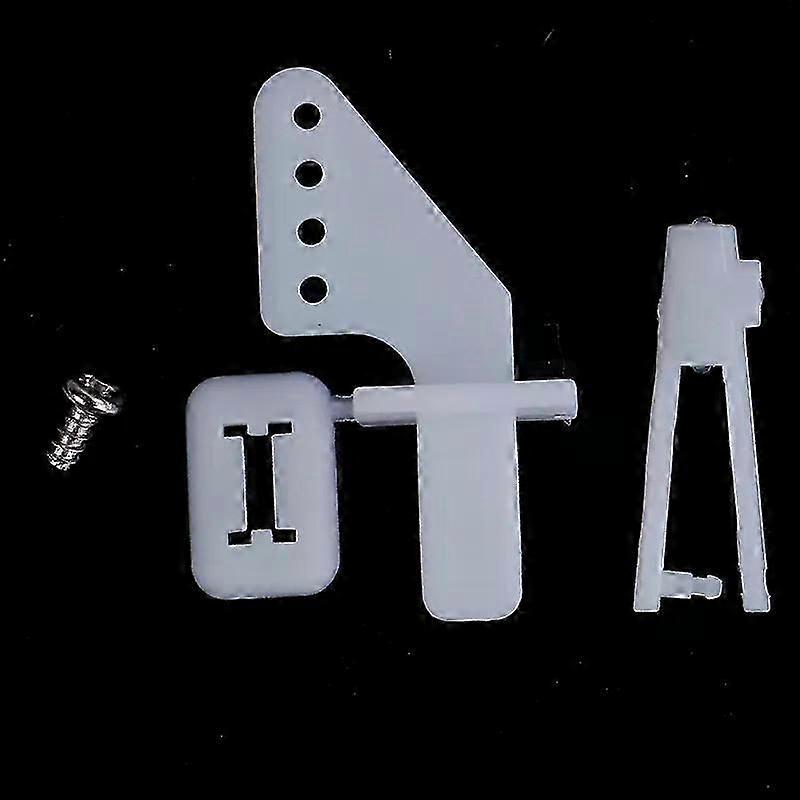 10 sets Medium Lock On Nylon Control Horn and Clevis 21mm set Rudder Servo ailerons elevators For RC fixed wing airplane