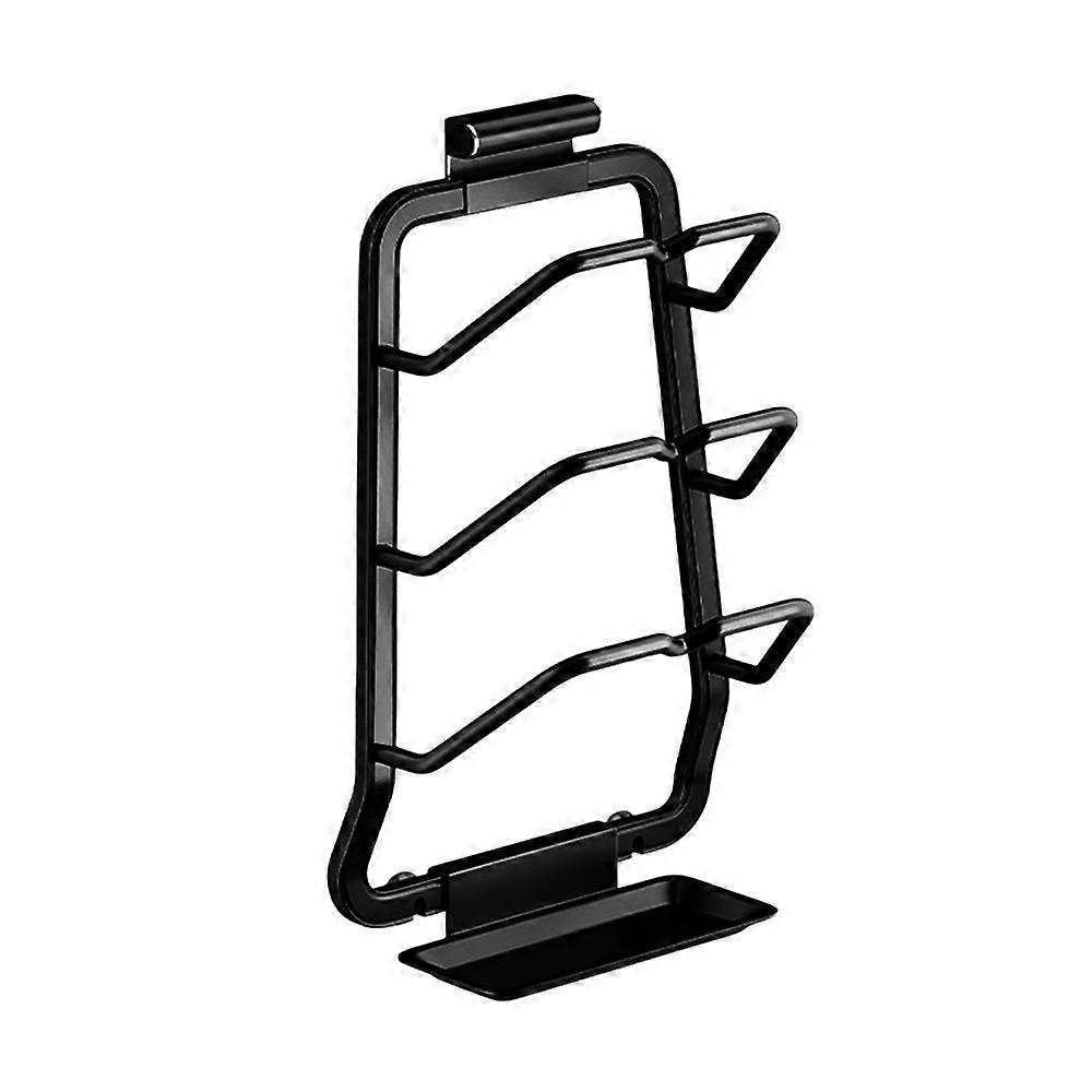 Multi-Layer Pot Lid Storage Rack Wall Hanging Pot Cover Rack Cutting Board Shelf  for Kitchen