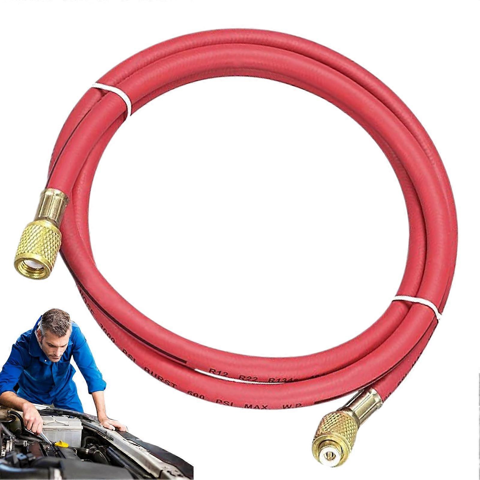 HVAC Refrigerant Hoses R134a and R22, LeakProof  Pressure ColorCoded Charging for AC and RV