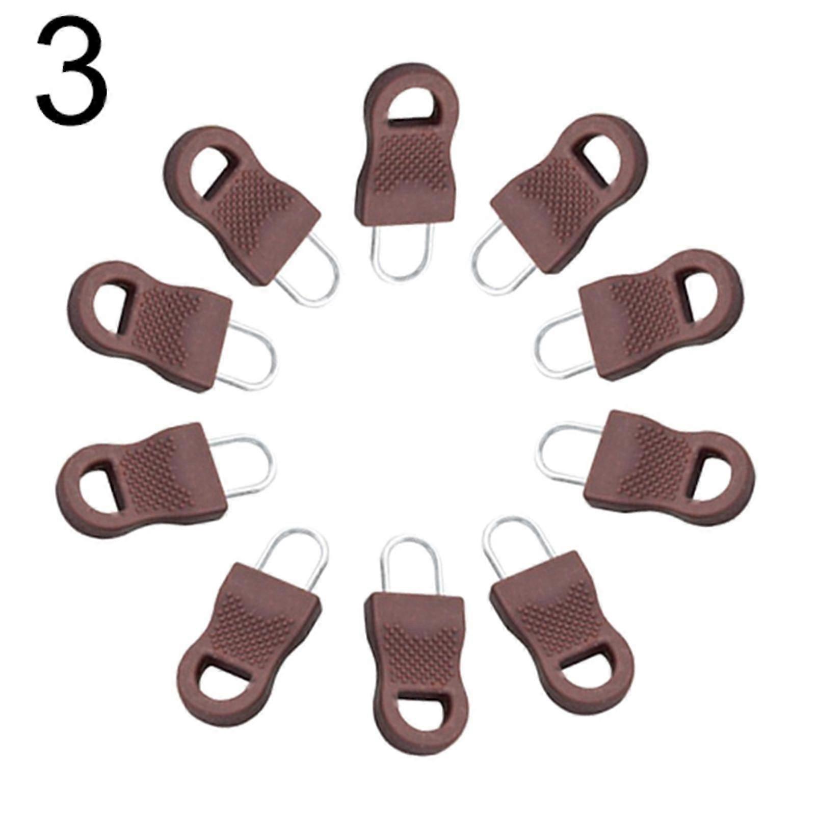 10pcs Detachable U-shaped Ring Zipper Pulller Jacket Coat Zip Head Accessories