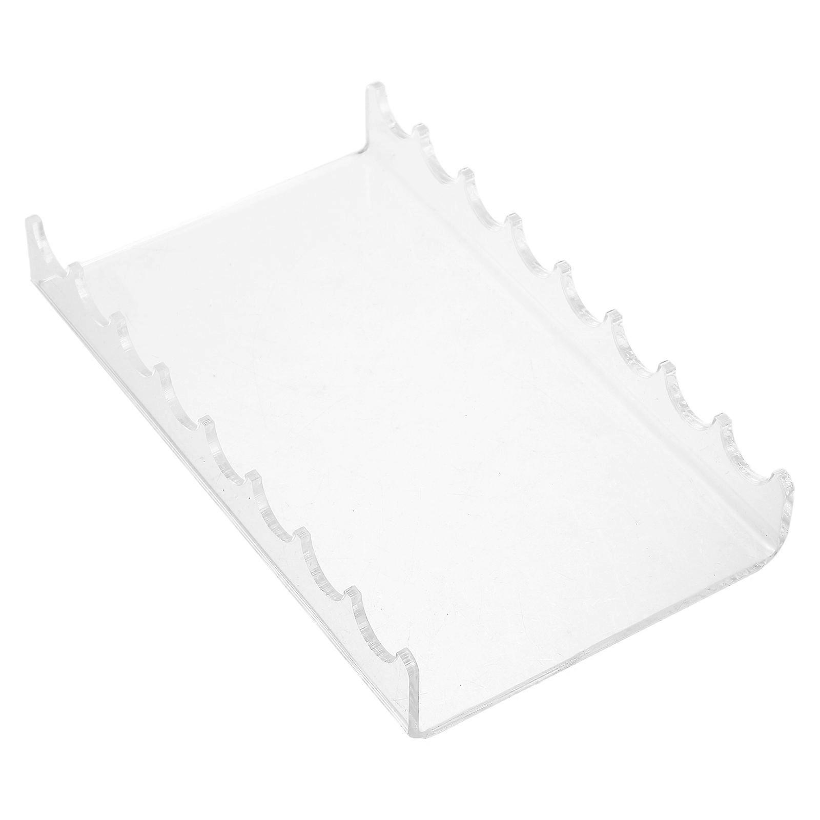 Acrylic Pen Rack for Exhibitions and Makeup Brushes 5Pcs Set