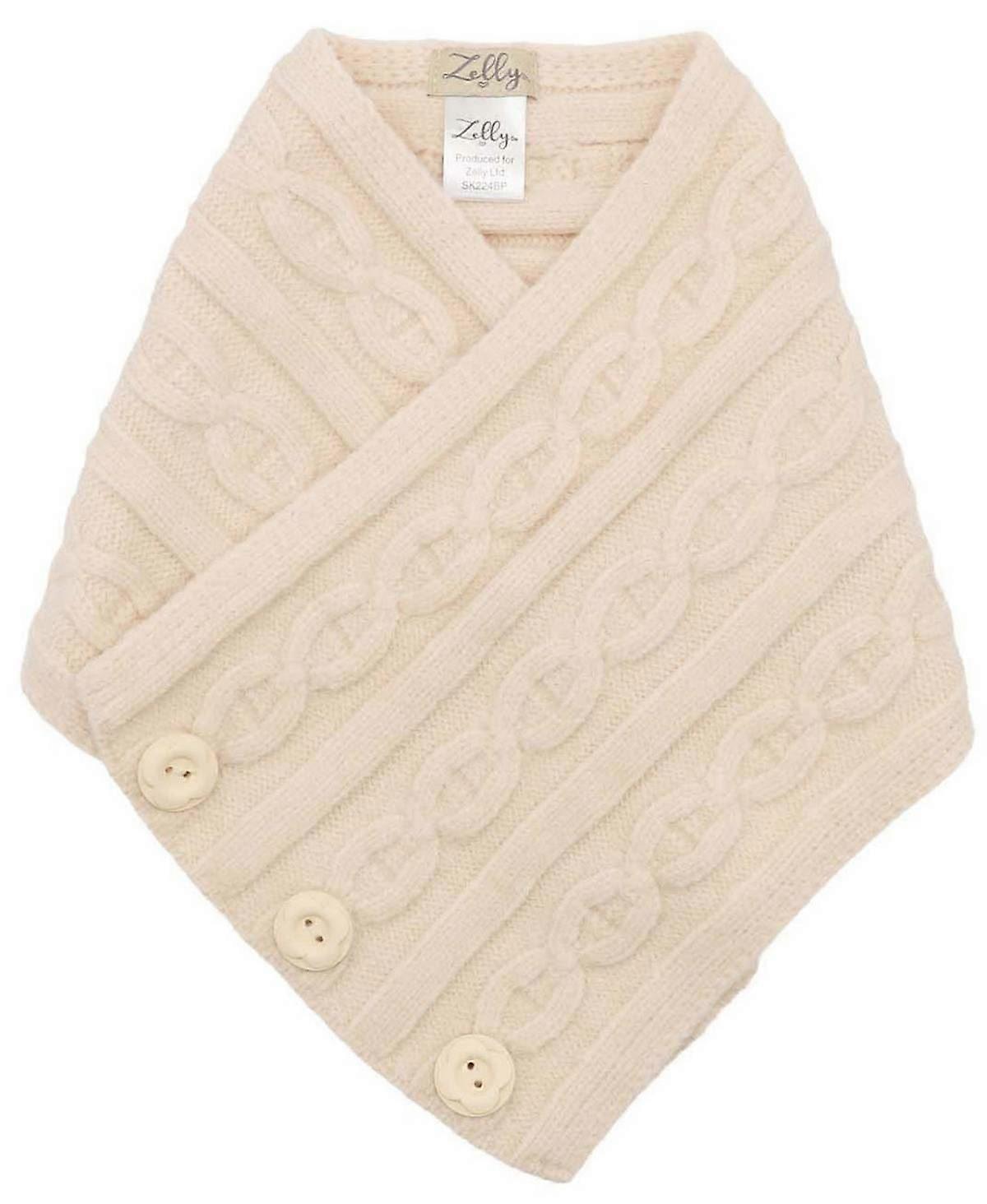 Zelly Button Tippet - Cream