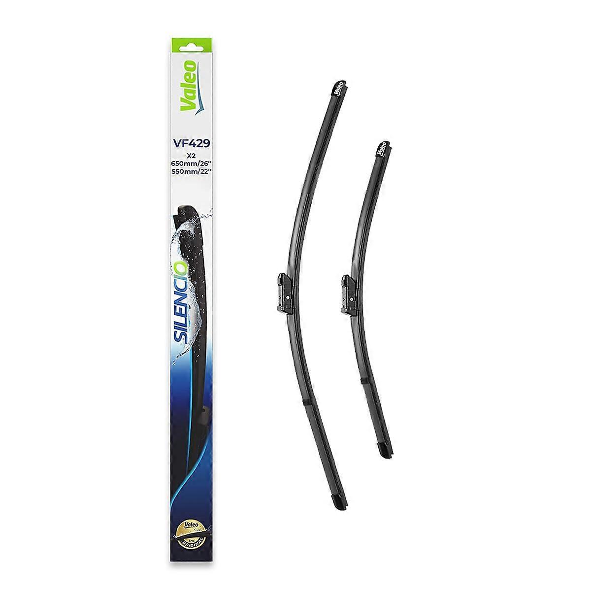 Performance Wiper Blades 650mm 550mm Front Set  Road Visibility Easy Install
