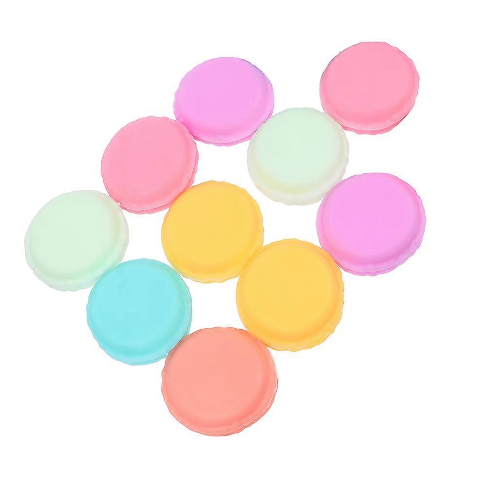 Jewelry Case Macaron Shape for Storage Use 10Pcs Plastic Organizer