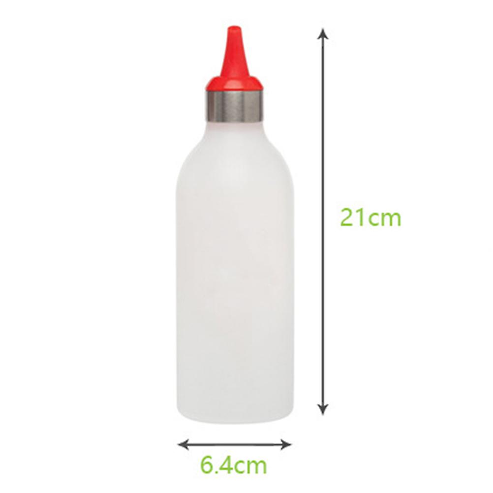 Bottle for Sauce Vinegar Dispenser for Storing 2Pcs Red