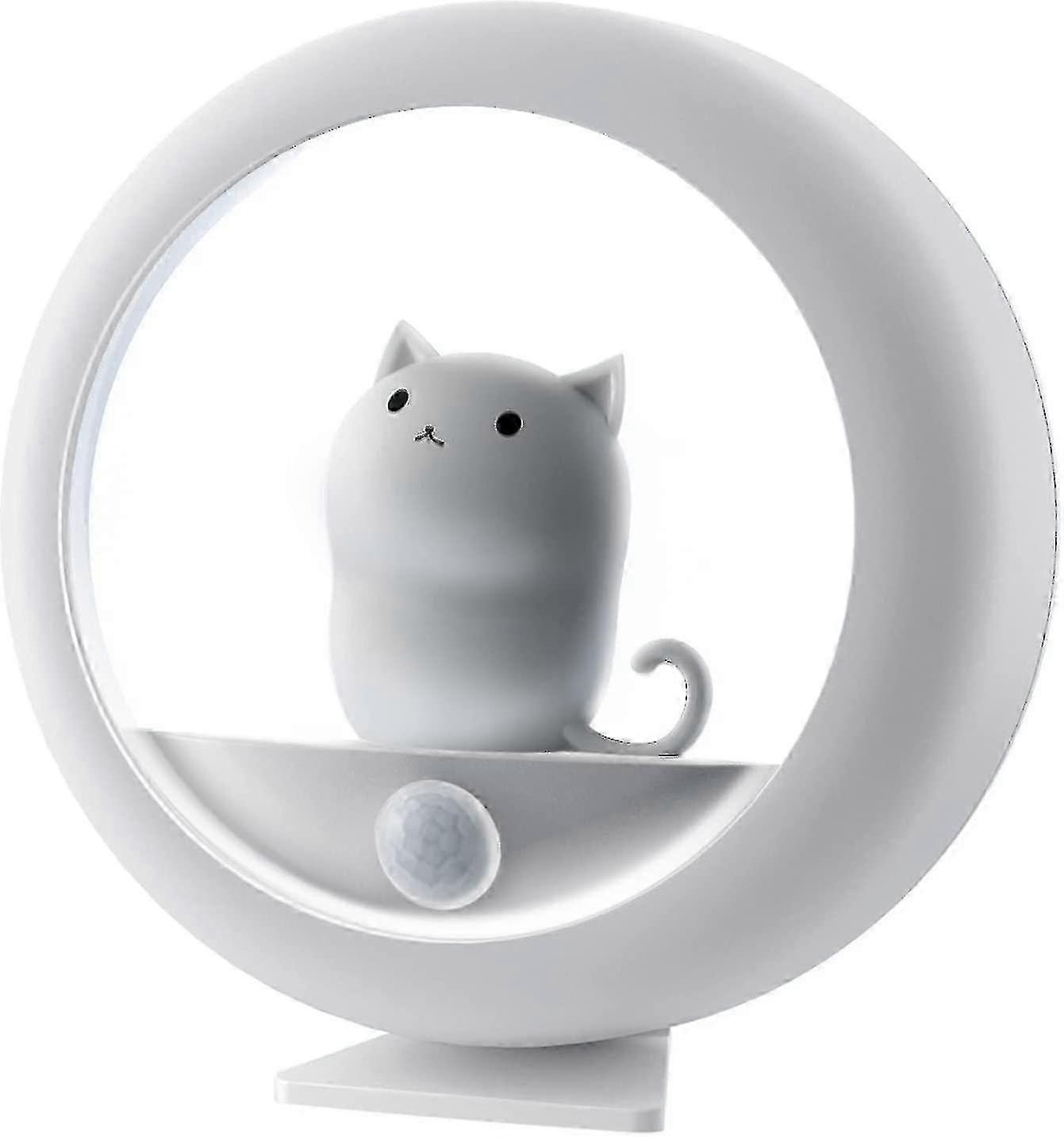 Rechargeable Motion Sensor Night Light - Cat Lamp 26s