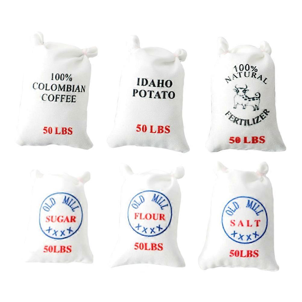 Micro Miniature Dollhouse Accessories Kit for Decoration 6Pcs Pack