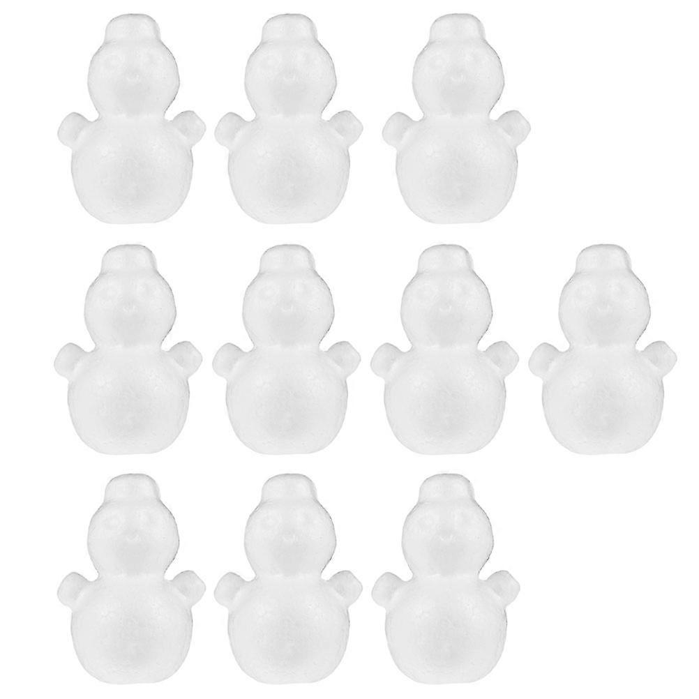 Handmade Foam Snowman Models for DIY Painting 20Pcs Bundle