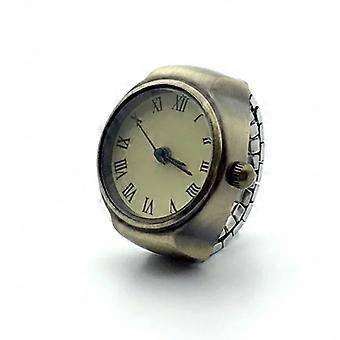 2026 Retro Fashionable Punk Watch Ring Versatile Niche Couple Finger Watch Mini Clock Cute and Creative Electronic Watch