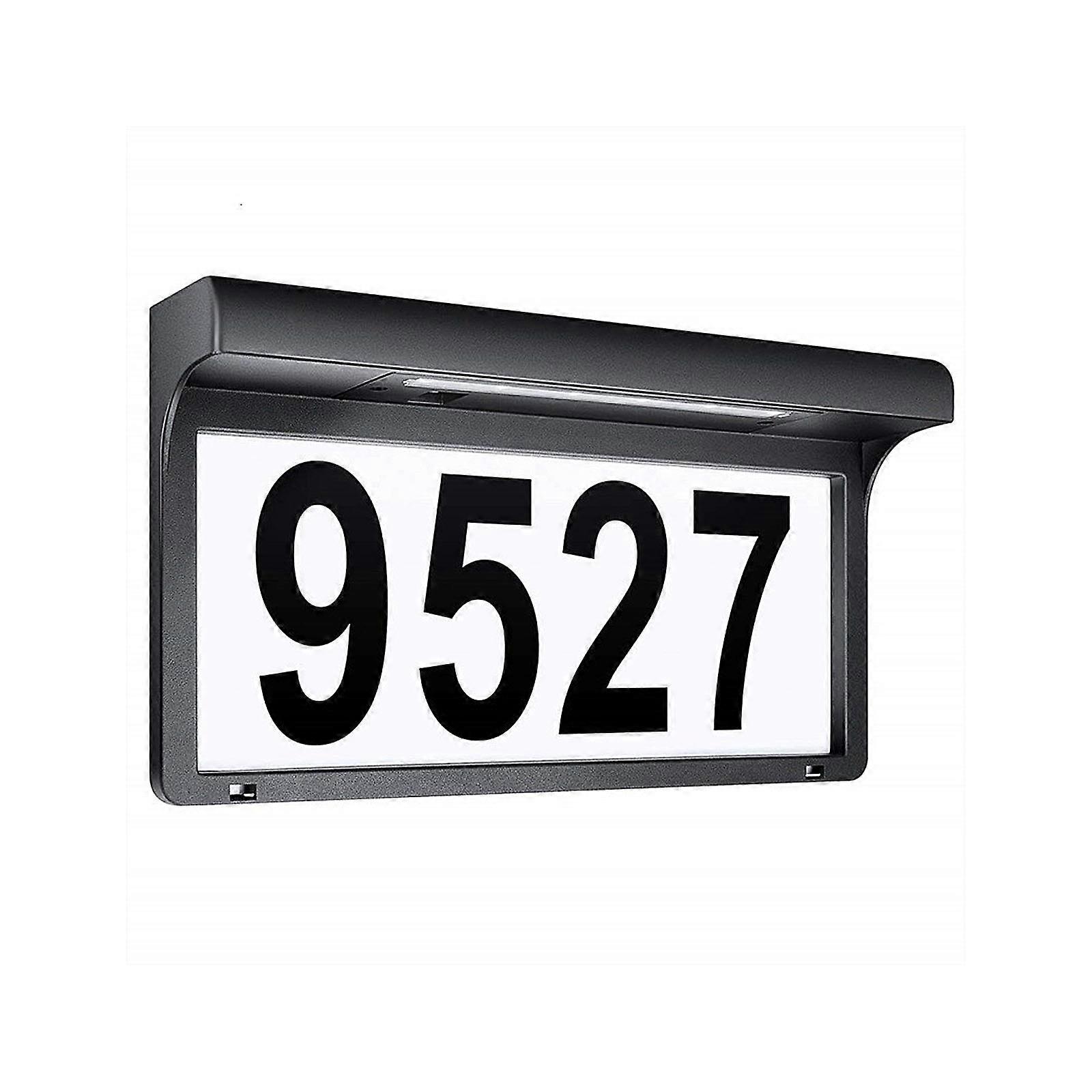 Energy Saving Solar Address Light Offering Permanent Lighting and Permanent ABS PC Building Multicolor