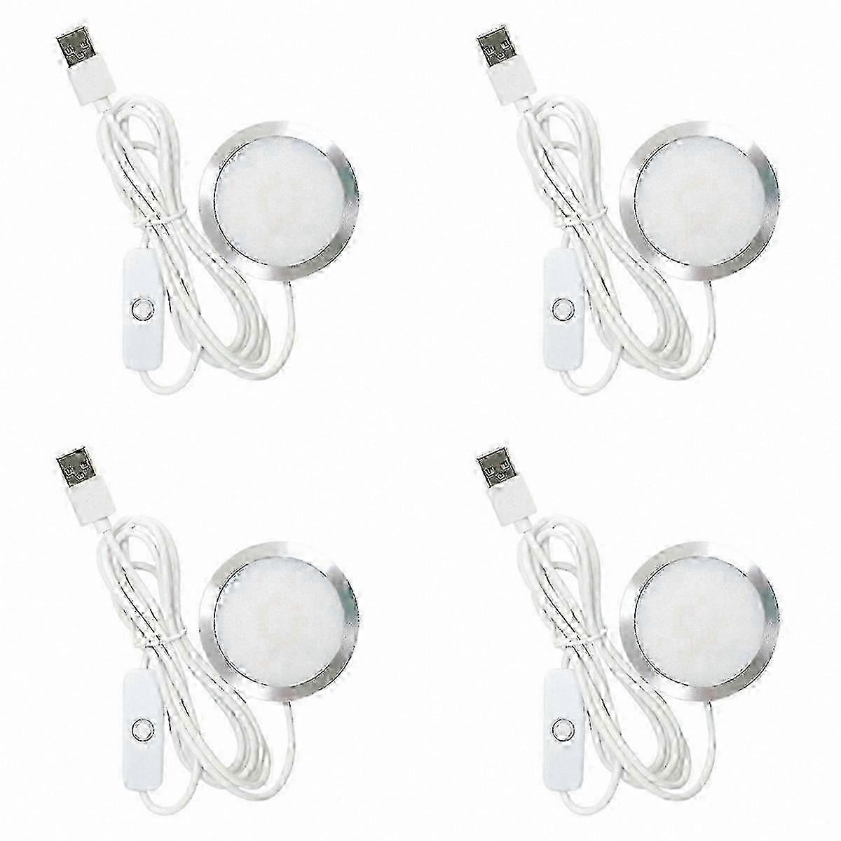 DIY LED Lamp Kit - 4 Pack, Hardware Only, No 3D Printed Components, Bright and Energy Efficient Lighting Solution