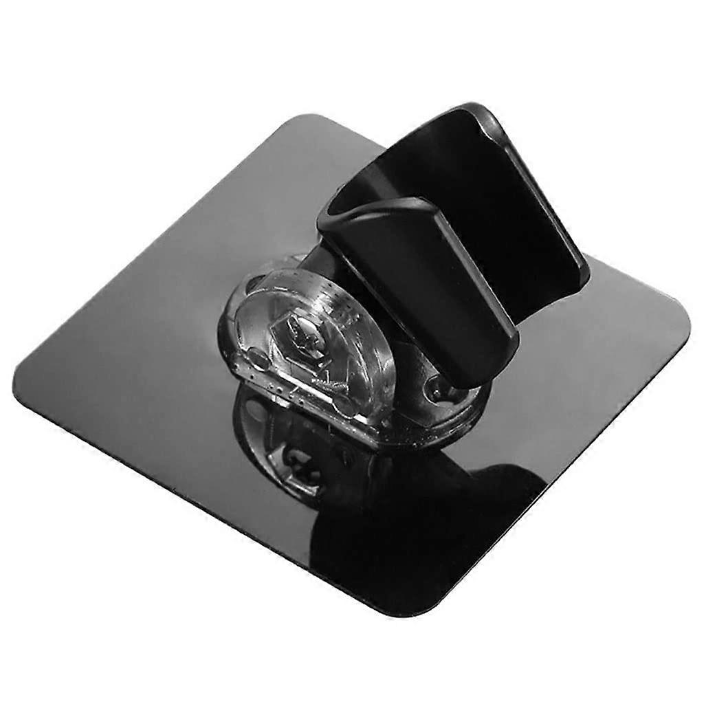 Adjustable Shower Head Holder Chrome Wall Mount Drill Strong Adhesive Bathroom Bracket