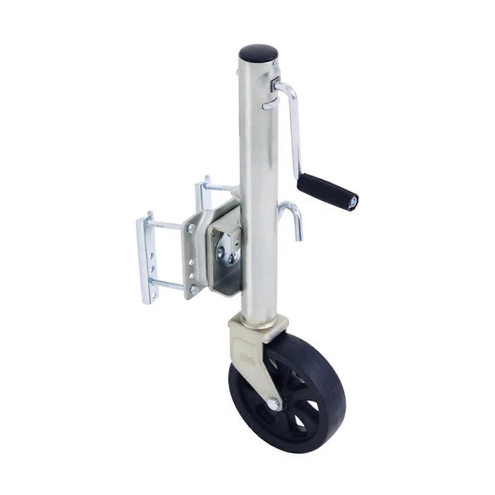 1500LB Boat Trailer Jack with 8 Inch Wheel, Side Mount Adjustable Height, Galvanized Finish