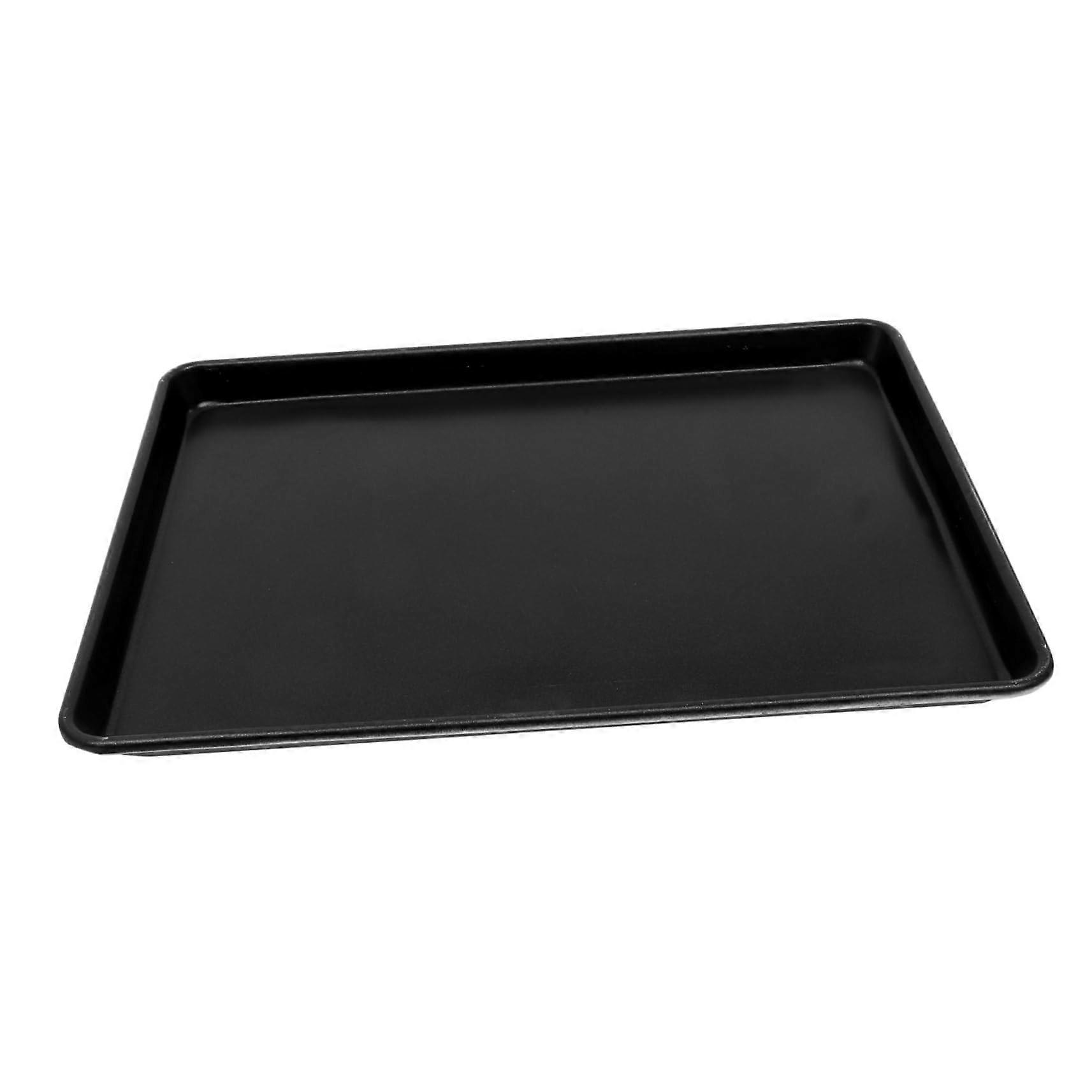 Aluminum Baking Pan Cookie Sheet with Even Heat Conduction, Small Rectangular Cake Pan for Oven