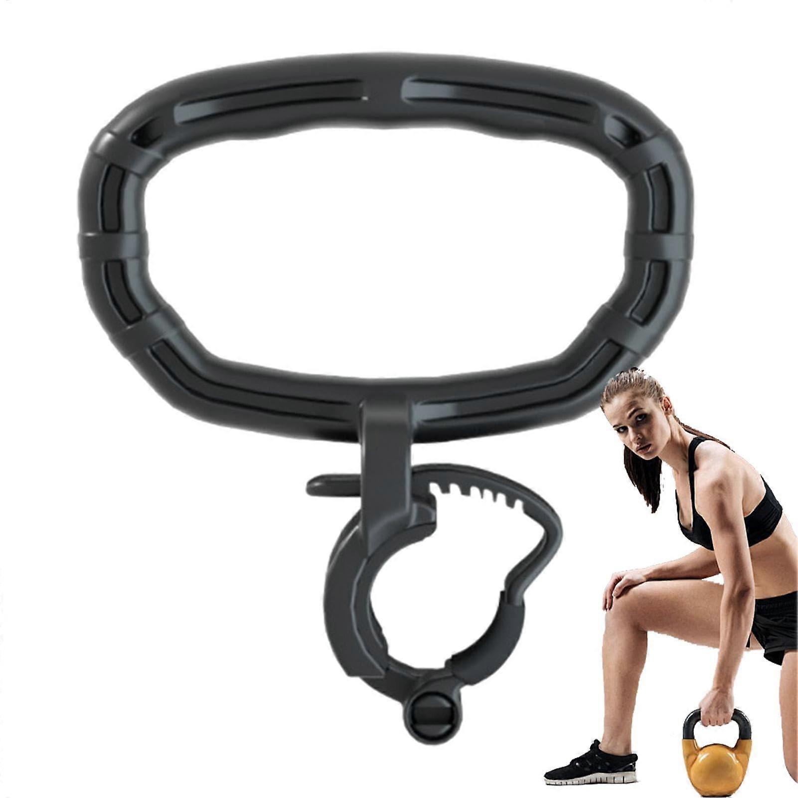 Adjustable Kettlebell Handle Attachment for Dumbbell Conversion with AntiSlip Grip Home Gym